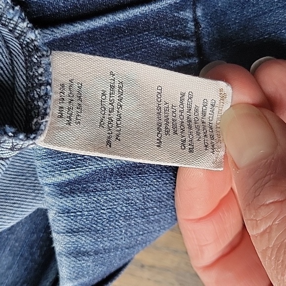 Soft Surroundings Denim Pullon Jean Elastic Band Streatchy Straight Medium Wash - Picture 9 of 14